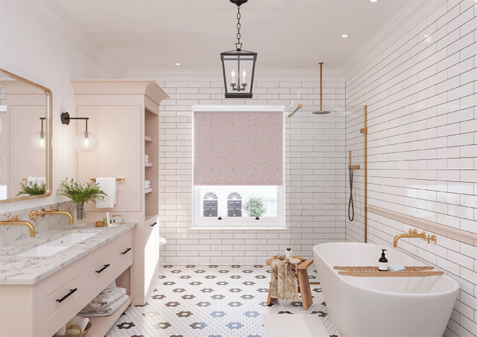 Leopard Luxe, Baby Pink - Roller Blind - Image 8
